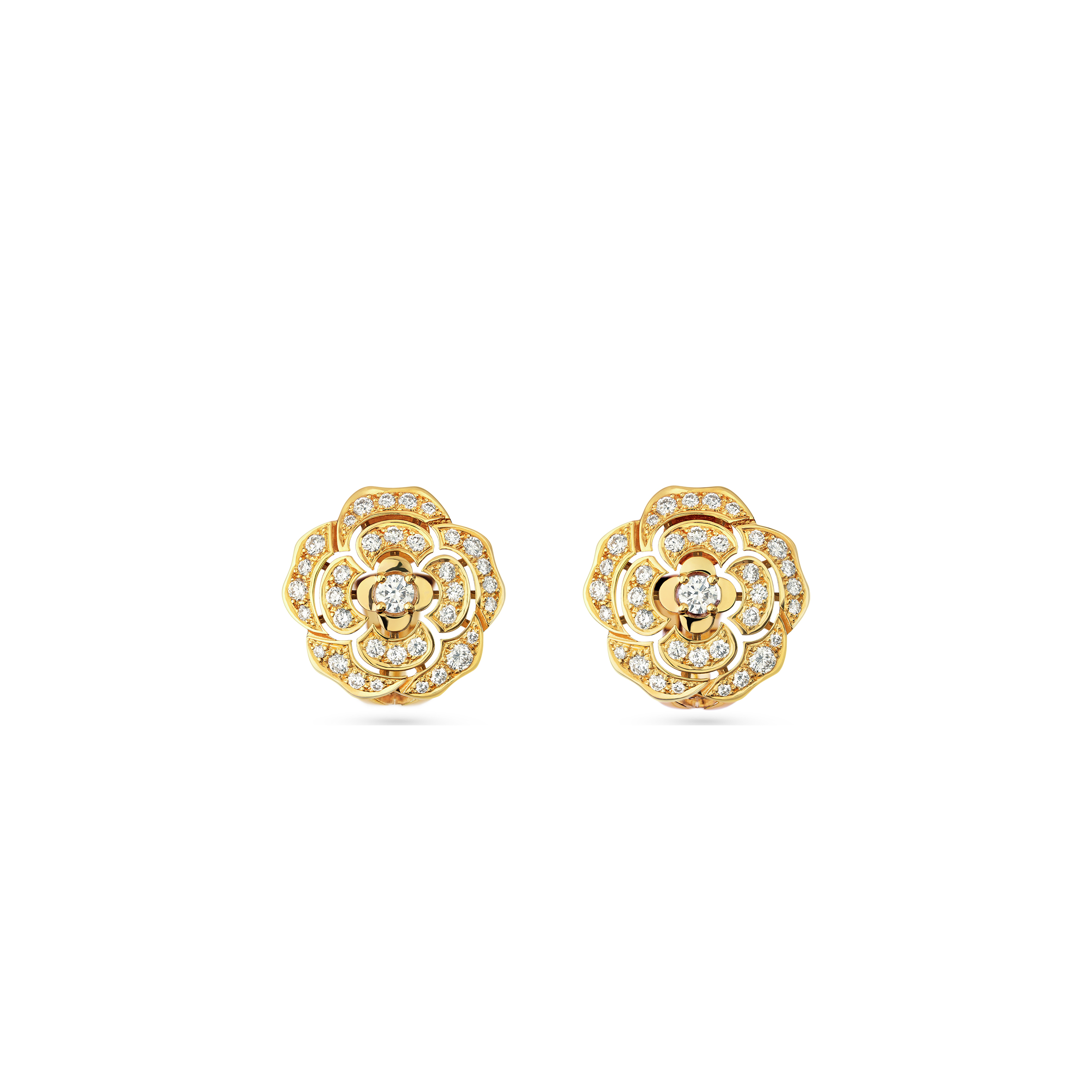 Ch*el bouton de camÉlia earrings j12038